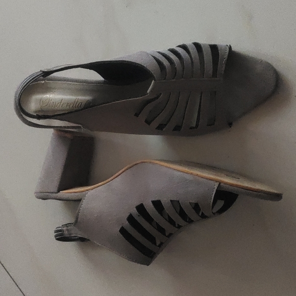 Shoes - Sale - Sandals heel grey